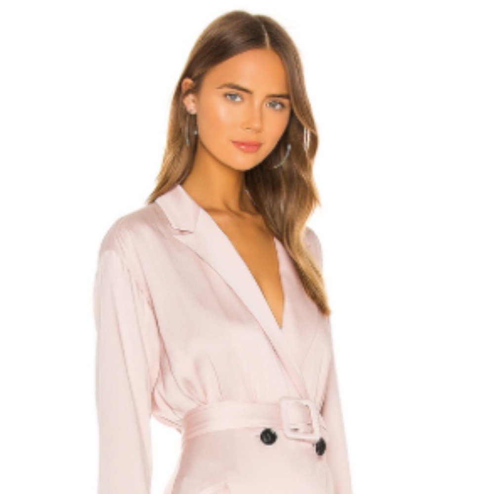 Marissa Webb Cyrus Suit Dress in Blush